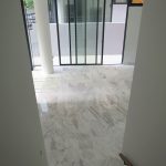 Semi-detached house natural marble floor